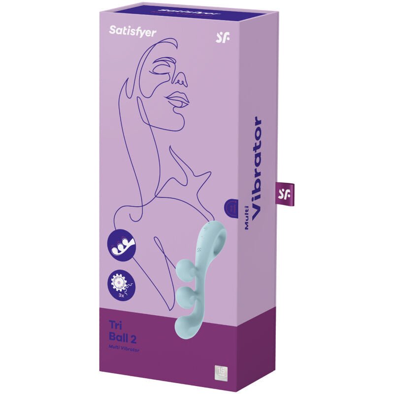 SATISFYER - TRI BALL 2 MULTI VIBRATOR BLUE - Toys "n" Us