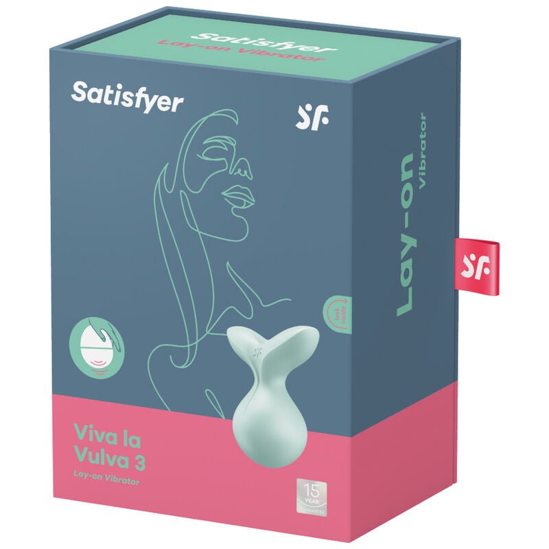 SATISFYER - VIVA LA VULVA 3 LAY - ON VIBRATOR GREEN - Toys "n" Us