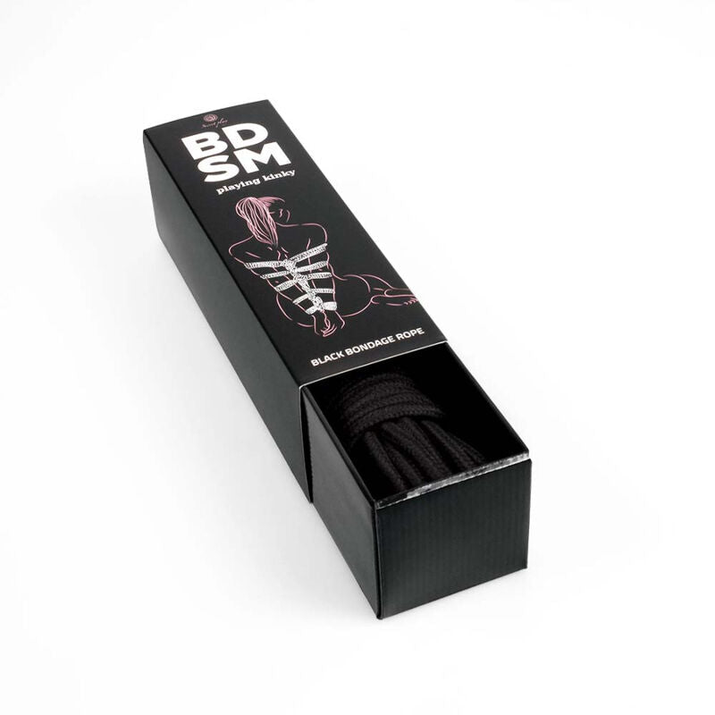 SECRETPLAY - BLACK BONDAGE ROPE BDSM COLLECTION - Toys "n" Us