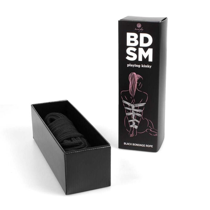 SECRETPLAY - BLACK BONDAGE ROPE BDSM COLLECTION - Toys "n" Us
