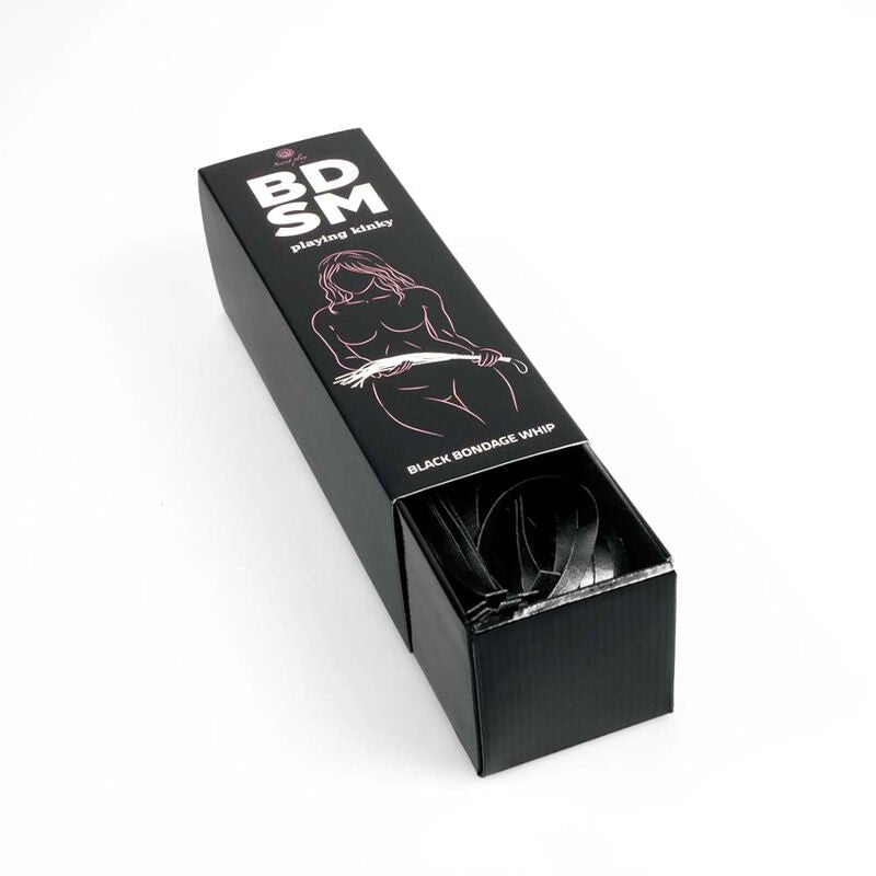 SECRETPLAY - BLACK BONDAGE WHIP BDSM COLLECTION - Toys "n" Us