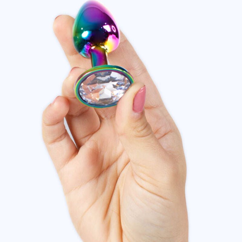 SECRETPLAY - METAL BUTT PLUG RAINBOW SMALL SIZE 7 CM - Toys "n" Us
