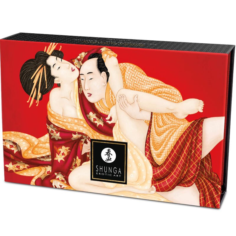 SHUNGA - KIT DE PÓ DE MASSAGEM COMESTÍVEL DE MORANGO - Toys "n" Us