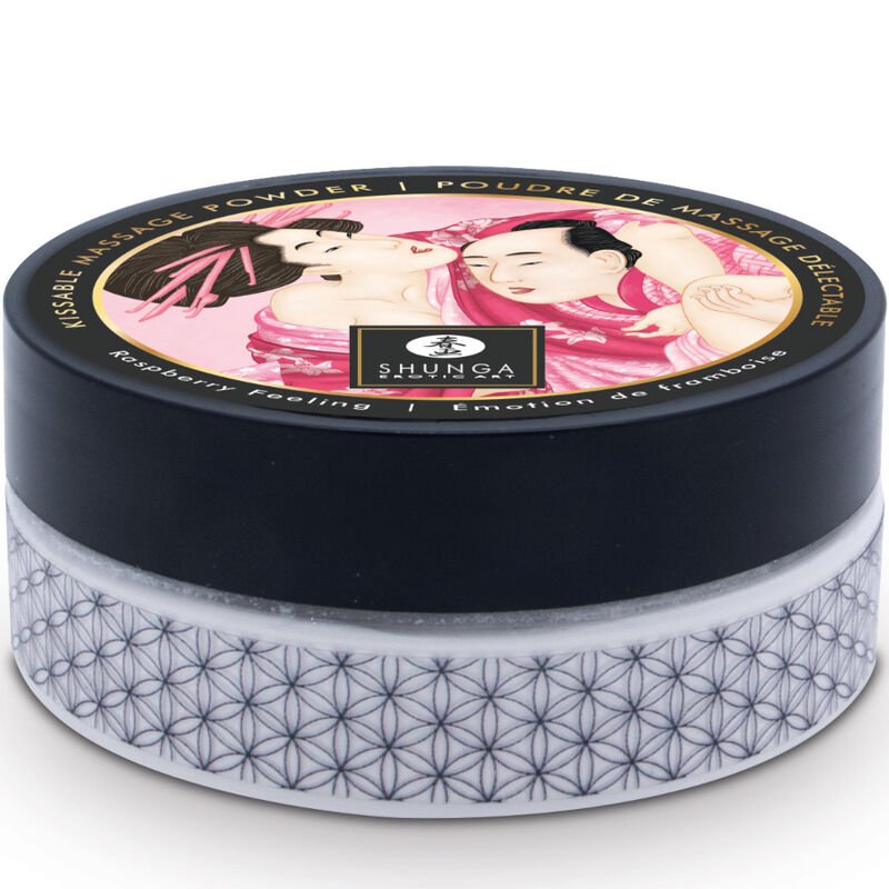 SHUNGA - KIT DE PÓ DE MASSAGEM COMESTÍVEL FRAMBOESA - Toys "n" Us