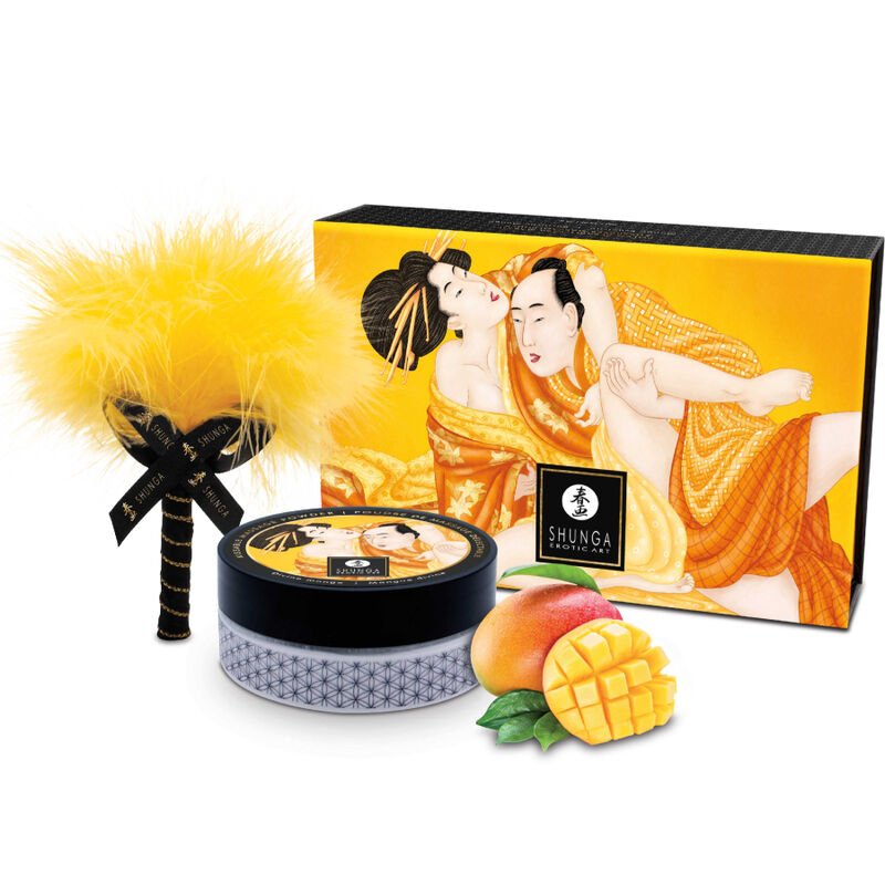 SHUNGA - KIT DE PÓ DE MASSAGEM COMESTÍVEL MANGA - Toys "n" Us