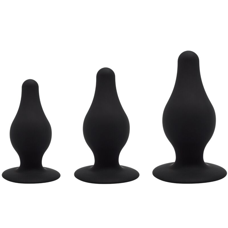 SILEXD - KIT ANAL PLUG PREMIUM SILEXPAN SILICONE TERMOREATIVO TAMANHO S/M/L - Toys "n" Us