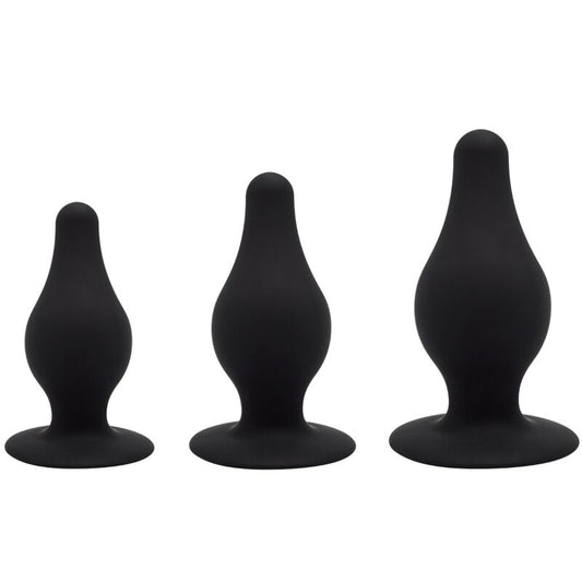 SILEXD - KIT ANAL PLUG PREMIUM SILEXPAN SILICONE TERMOREATIVO TAMANHO S/M/L - Toys "n" Us