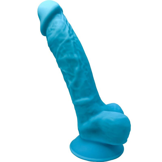 SILEXD - MODELO 1 PÊNIS REALÍSTICO PREMIUM SILEXPAN SILICONE AZUL 17.5 CM - Toys "n" Us