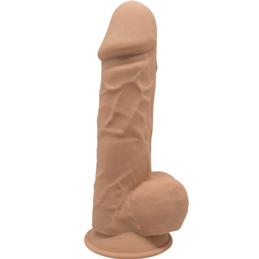 SILEXD - MODELO 1 PÊNIS REALÍSTICO PREMIUM SILEXPAN SILICONE CARAMELO 21.5 CM - Toys "n" Us