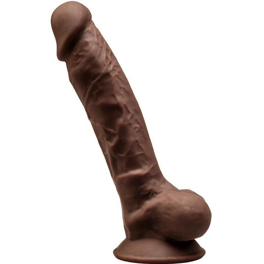 SILEXD - MODELO 1 PÊNIS REALÍSTICO PREMIUM SILEXPAN SILICONE CASTANHO 17.5 CM - Toys "n" Us