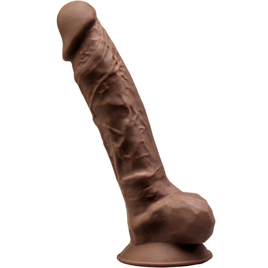 SILEXD - MODELO 1 PÊNIS REALÍSTICO PREMIUM SILEXPAN SILICONE MARROM 23 CM - Toys "n" Us