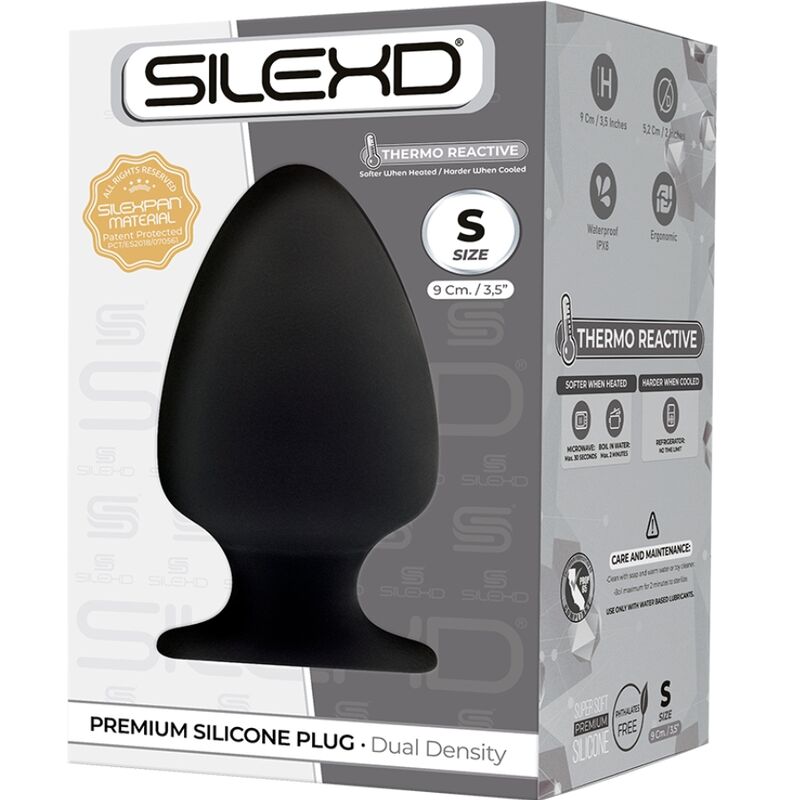 SILEXD - MODELO 1 PLUG ANAL PREMIUM SILEXPAN SILICONE PREMIUM TERMOREATIVO TAMANHO S - Toys "n" Us