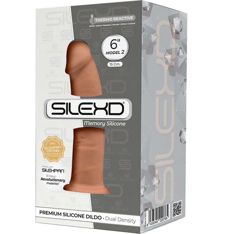 SILEXD - MODELO 2 PÊNIS REALÍSTICO PREMIUM SILEXPAN SILICONE CARAMELO 15.4 CM - Toys "n" Us