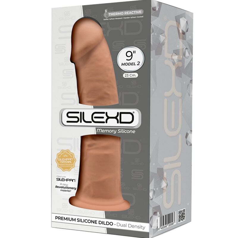 SILEXD - MODELO 2 PÊNIS REALÍSTICO PREMIUM SILEXPAN SILICONE CARAMELO 23 CM - Toys "n" Us