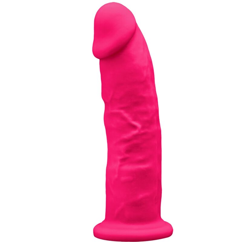 SILEXD - MODELO 2 PÊNIS REALÍSTICO PREMIUM SILEXPAN SILICONE FÚCSIA 19 CM - Toys "n" Us