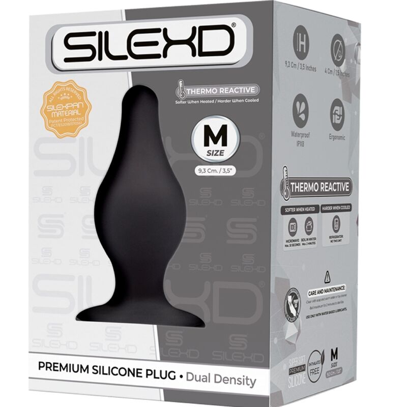 SILEXD - MODELO 2 PLUG ANAL PREMIUM SILEXPAN SILICONE PREMIUM TERMOREATIVO TAMANHO M - Toys "n" Us