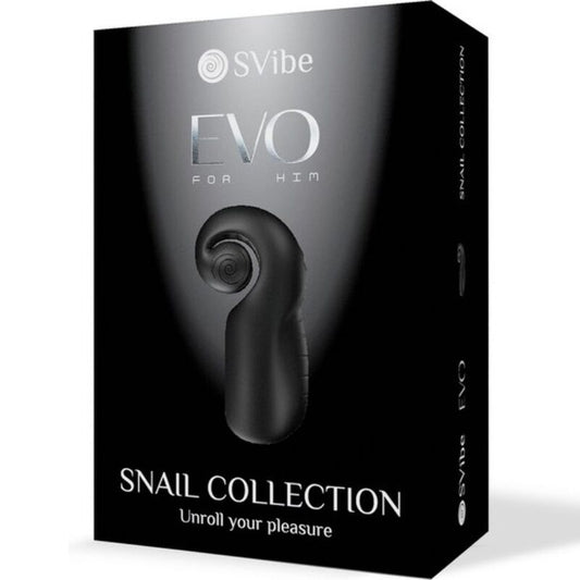 SNAIL VIBE - EVO FOR HIM MALE MASTURBATOR SLIDE NROLL BLACK - Toys "n" Us