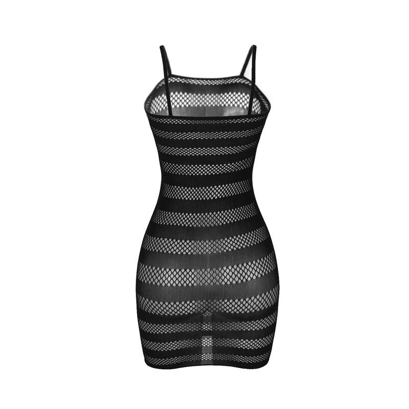 SUBBLIME - 951733 FISHNET DRESS WITH BLACK STRIPES ONE SIZE - Toys "n" Us