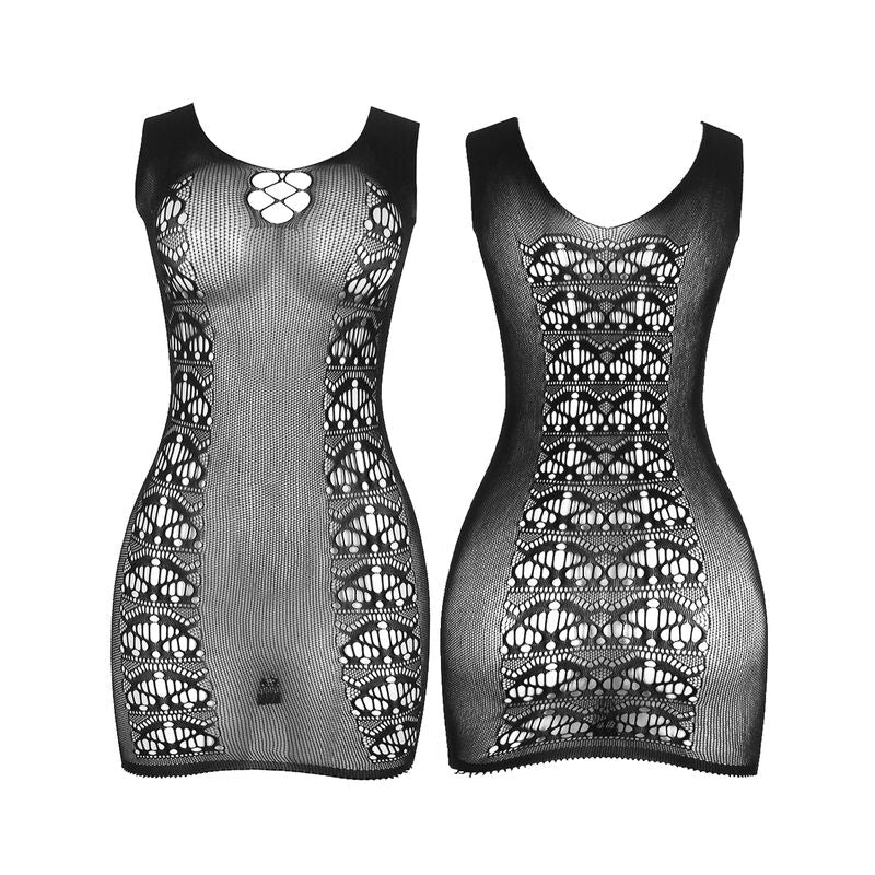 SUBBLIME - 952167 SHORT ELASTIC FISHNET DRESS BLACK ONE SIZE - Toys "n" Us