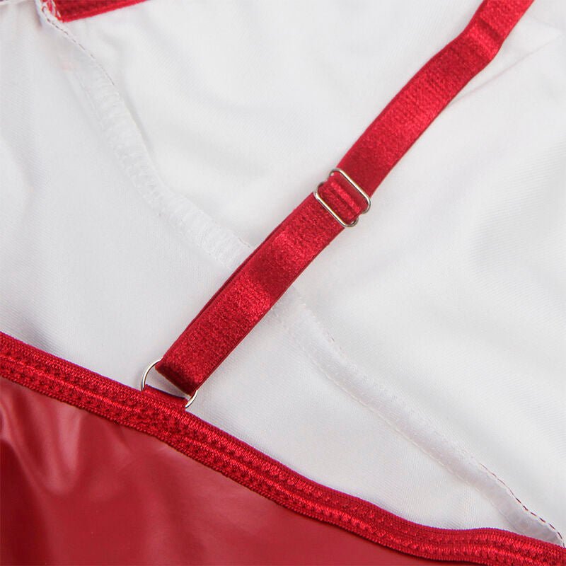 SUBBLIME - 955397 DRESS WITH BURGUNDY LEATHER STRAPS S/M - Toys "n" Us