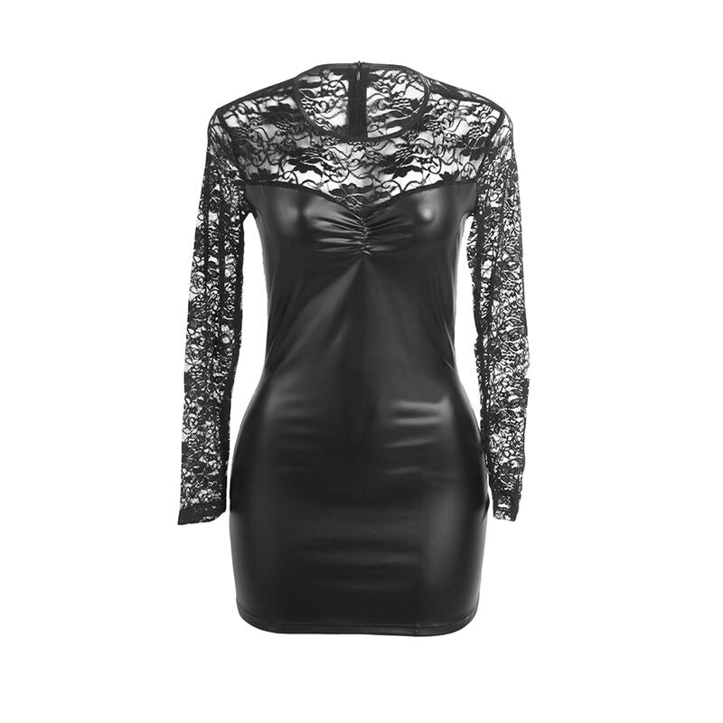 SUBBLIME - 955601 LONG SLEEVED DRESS WITH BLACK LACE L/XL - Toys "n" Us