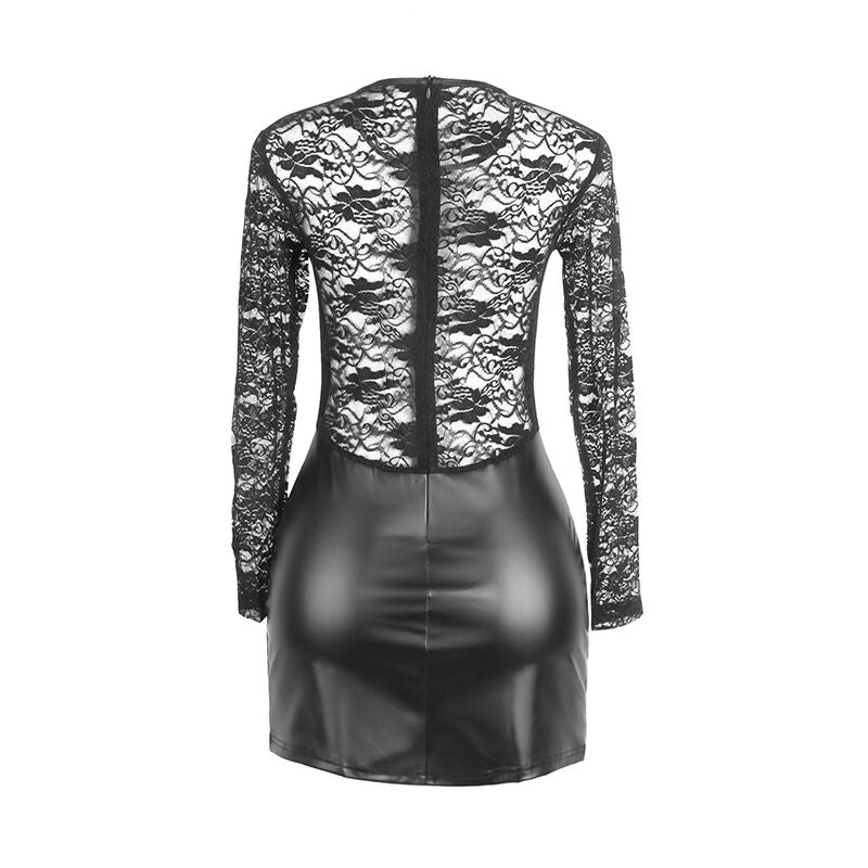SUBBLIME - 955601 LONG SLEEVED DRESS WITH BLACK LACE L/XL - Toys "n" Us
