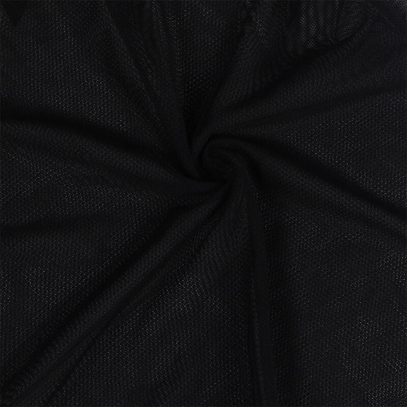 SUBBLIME - BABYDOLL TULLE FABRIC WITH LACE AND FLOWER DETAIL BLACK L/XL - Toys "n" Us