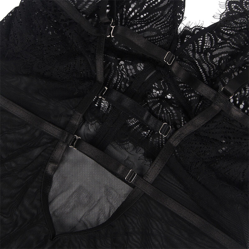 SUBBLIME - BABYDOLL WITH ADJUSTABLE LACE STRAPS BLACK L/XL - Toys "n" Us