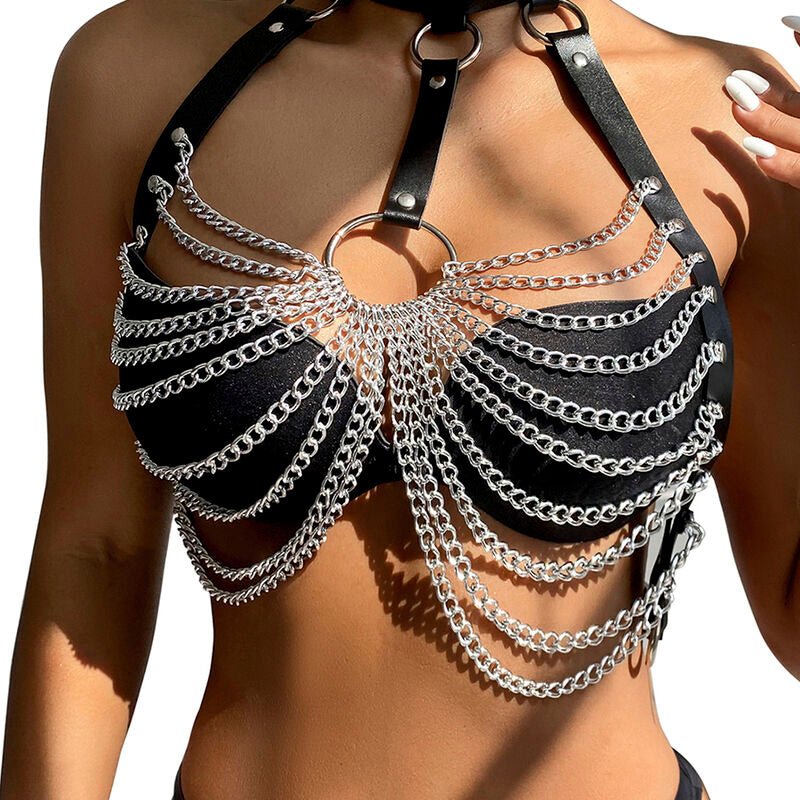 SUBBLIME - CHEST HARNESS WITH BIG RING CHAINS ONE SIZE - Toys "n" Us