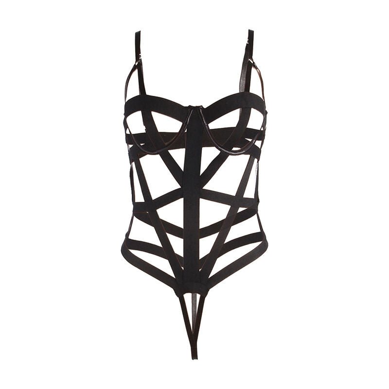 SUBBLIME - CORPO SEXY COM RECORTES PRETO S/M - Toys "n" Us