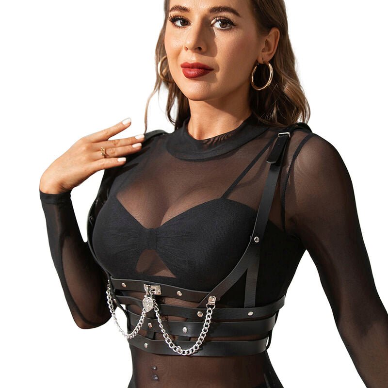 SUBBLIME - CORSET HARNESS WITH CHAINDETAIL ONE SIZE - Toys "n" Us