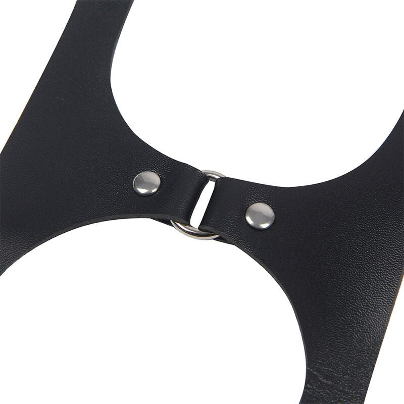 SUBBLIME - FULL BODY HARNESS WITH LEATHER BUCKLES BLACK ONE SIZE - Toys "n" Us