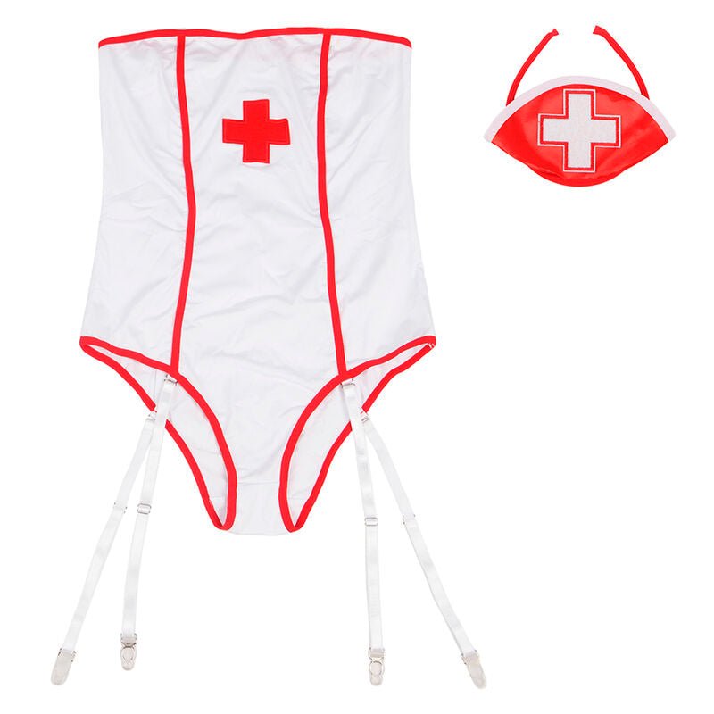 SUBBLIME - SEXY NURSE COSTUME WITH TEDDY L/XL - Toys "n" Us