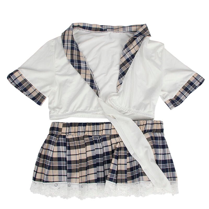SUBBLIME - SEXY SCHOOLGIRL COSTUME TOP AND SKIRT L/XL - Toys "n" Us