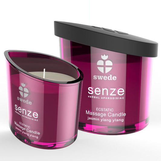 SWEDE - SENZE ECSTATIC MASSAGE CANDLE - JASMINE, YLANG YLANG - Toys "n" Us