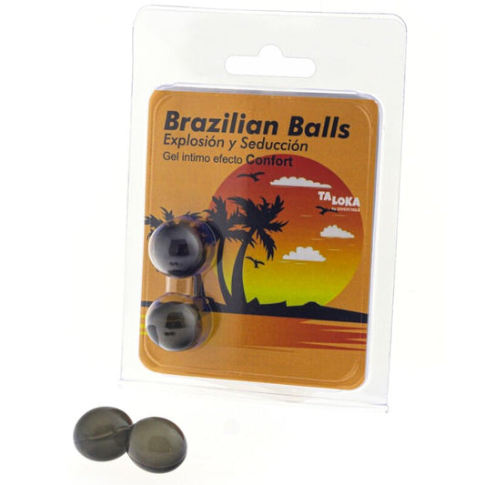 TALOKA - 2 BRAZILIAN BALLS COMFORT EFFECT EXCITING GEL - Toys "n" Us