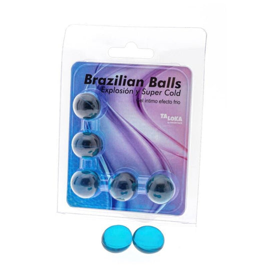 TALOKA - 5 BRAZILIAN BALLS COLD EFFECT EXCITING GEL - Toys "n" Us