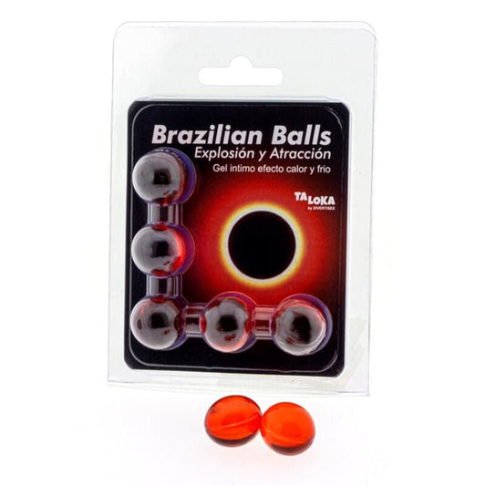 TALOKA - 5 BRAZILIAN BALLS HOT & COLD EFFECT EXCITING GEL - Toys "n" Us