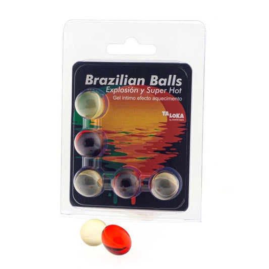 TALOKA - 5 BRAZILIAN BALLS SUPER HOT EFFECT EXCITING GEL - Toys "n" Us