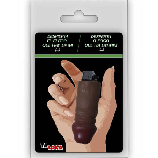TALOKA - FANTASTIC LIGHTER IN THE SHAPE OF A MULATTO COLOR PENIS 100% RECHARGEABLE - Toys "n" Us
