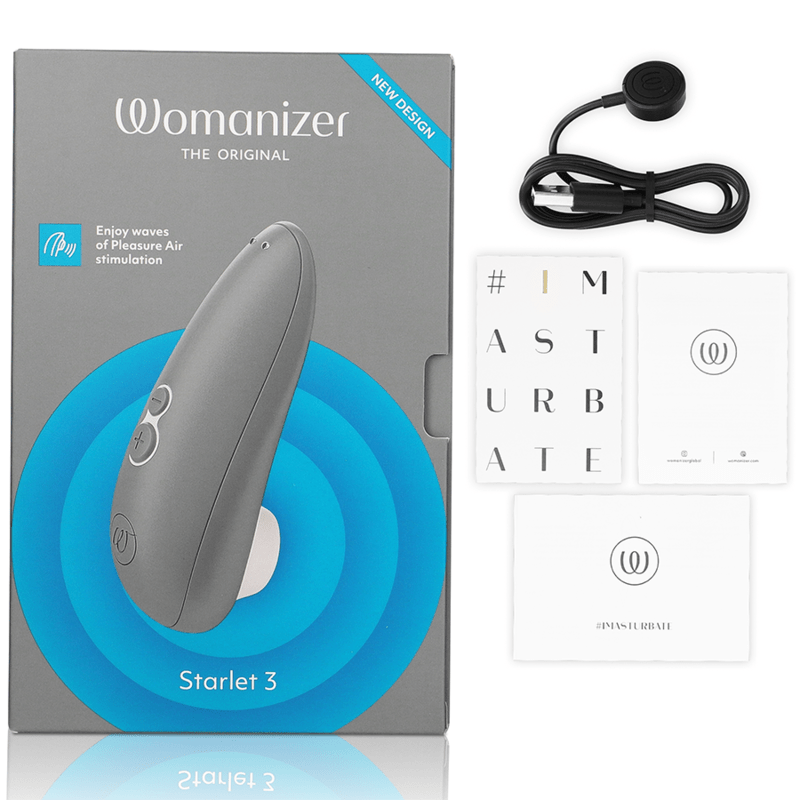 WOMANIZER - STARLET 3 CLITORAL STIMULATOR GRAY - Toys "n" Us
