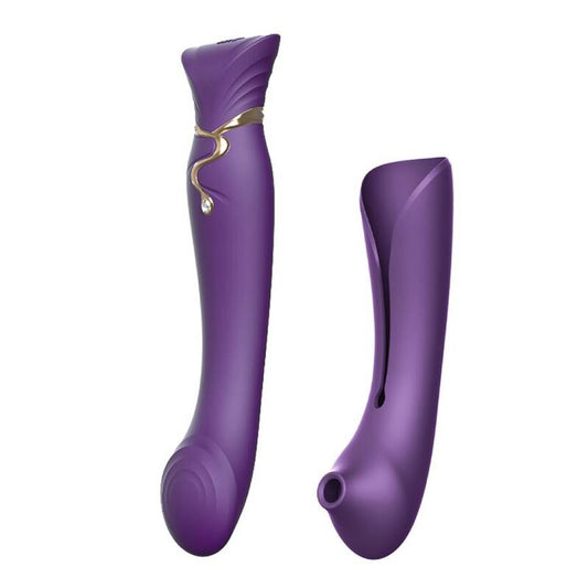 ZALO - QUEEN SET PULSE WAVE CLIT STIM ROXO - Toys "n" Us